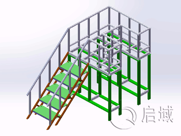 登高梯检修平台图纸