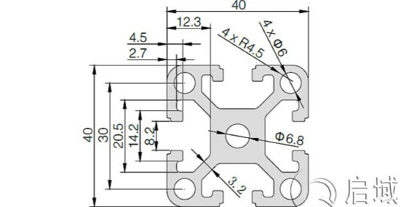 工业铝型材截面孔的作用介绍