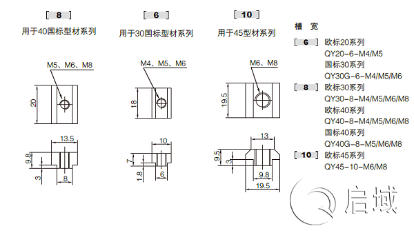 QY-滑块螺母图纸