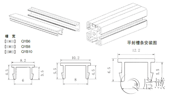 QY-平封槽条图纸