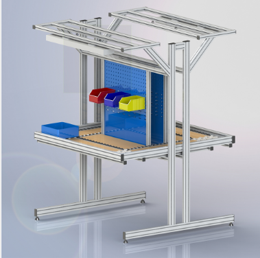 铝型材交互式工作台