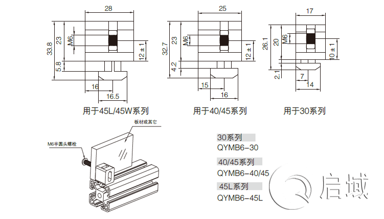 QY-间隔连接块图纸